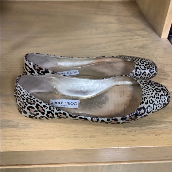 Jimmy Choo Cheetah Print Ballet Flats - Picture 2 of 8